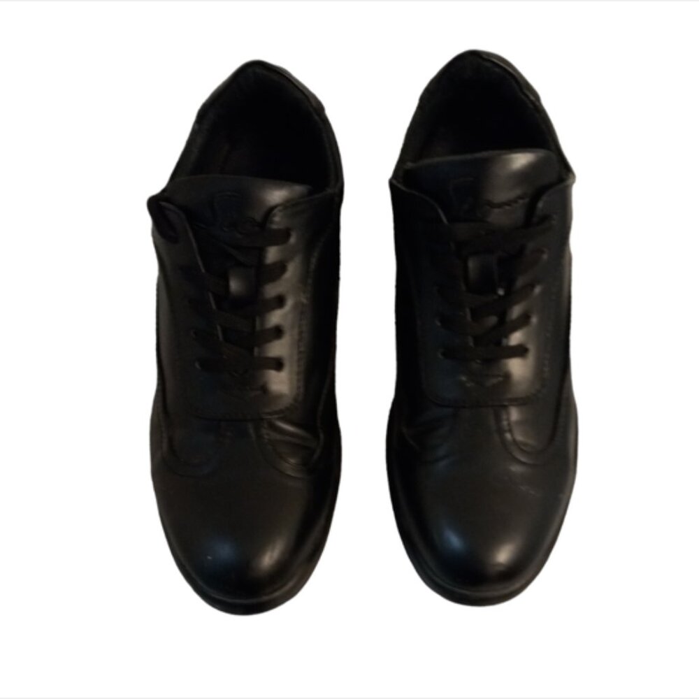 Sio Kansas Men’s Black Casual Sneakers Size 10.5 Air Cushion Sole Lace Up